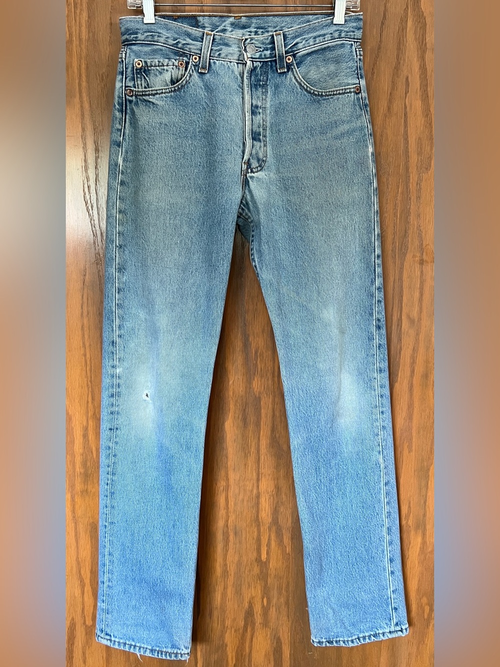 Y2K Levi’s 501 701 Student Fit Naturally Worn In Jeans - 29